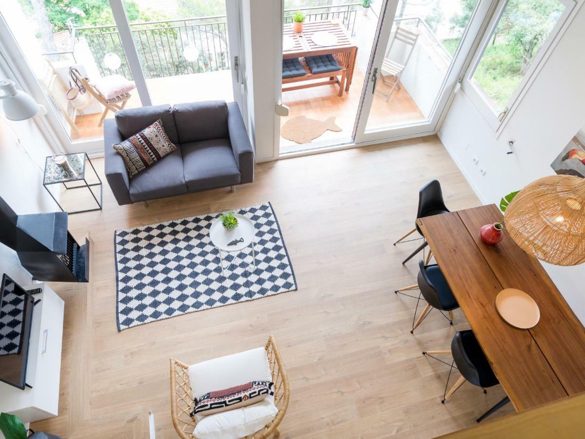 Appartement La vie en rouge SA RIERA duplex, private parking à Begur Extérieur photo