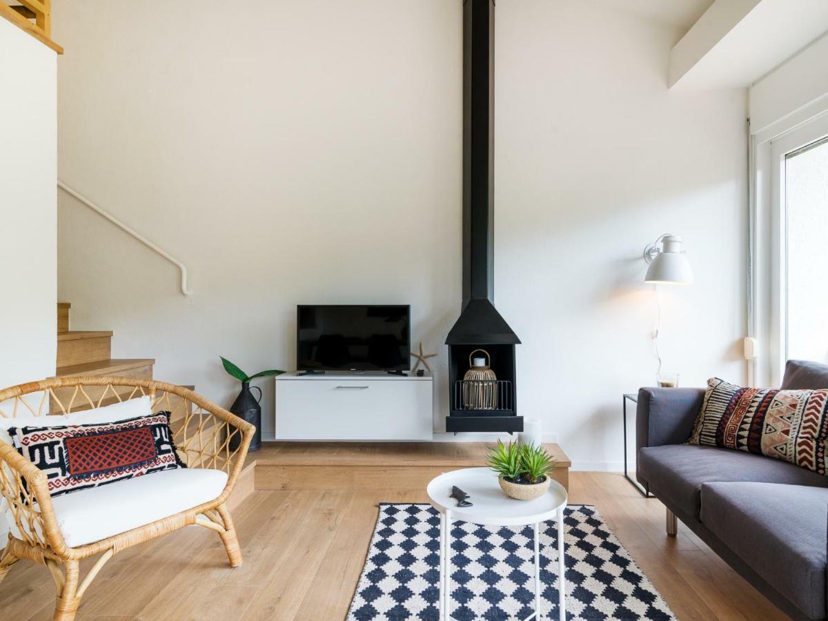 Appartement La vie en rouge SA RIERA duplex, private parking à Begur Extérieur photo